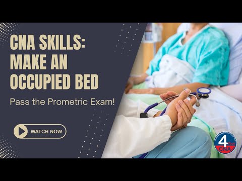 Make an Occupied Bed CNA Skill Prometric