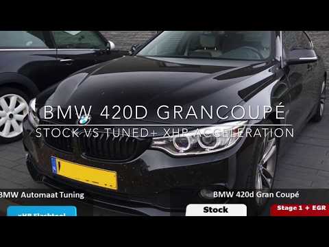 220HP BMW 420D GRANCOUPE F36 STOCK VS STAGE 1 + XHP STAGE 3 TUNED ACCELERATION - BERKPerformance
