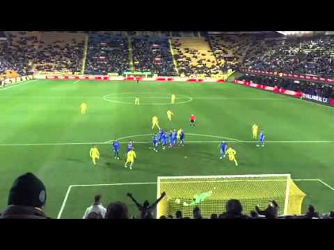 Gol del Villarreal CF en copa al Getafe (Bruno Soriano)
