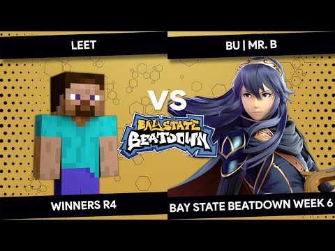 Bay State Beatdown #6 - LeeT (Steve, Ridley) vs BU | Mr. B (Lucina) - Winners R4