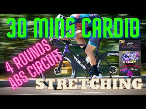 Get Fit With 30 Minute Cardio And Abs Circuit! (spring Cut 2024 Challenge - Day 1) #cardio #spring