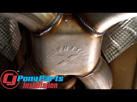 X-Pipe VS H-Pipe: Where do you stand? Mustang GT Flowmaster Scavenger X-Pipe Install & Sound Clips