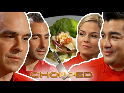 Chopped All-Stars: Crawfish, Cucumber, Beef Tendon | Full Episode Recap | S10 E9 | Food Network
