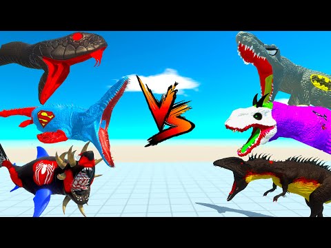 🛑 Live 🛑 ALL HERO DINOSAURS in BEST COMPILATION VIDEO - Animal Revolt Battle Simulator