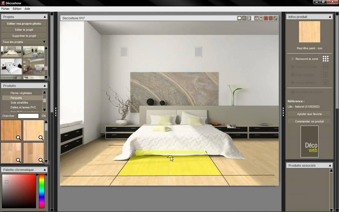 Logiciel de simulation de décoration Decoshow