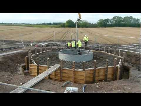 Holme on Spalding Moor Wind Turbine Concrete Works