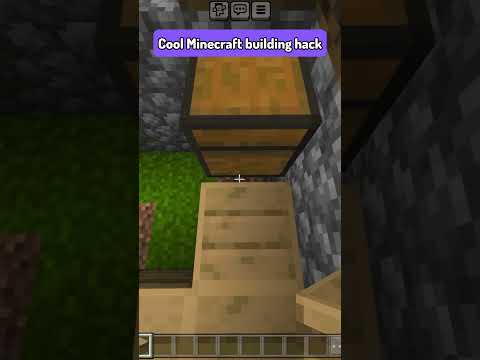 Opotteq - Cool Minecraft Building Hack #minecraftshorts #shorts #minecraft