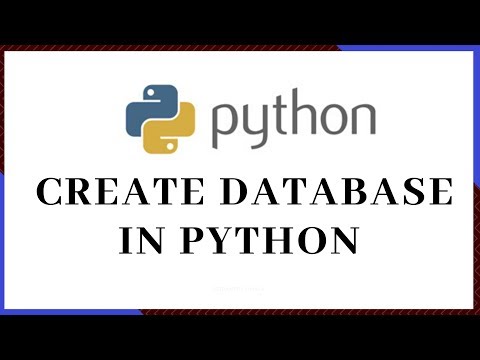 Python Tutorial How to create database in Python