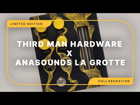 Anasounds & Third Man Hardware La Grotte Limited Reverb Pedal 2024 - yellow image 6