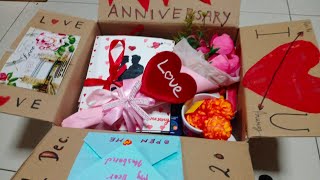DIY Anniversary or Valentine GIFT BOX (Care Package) For Boyfriend or Husband (Handmade gifts ideas)