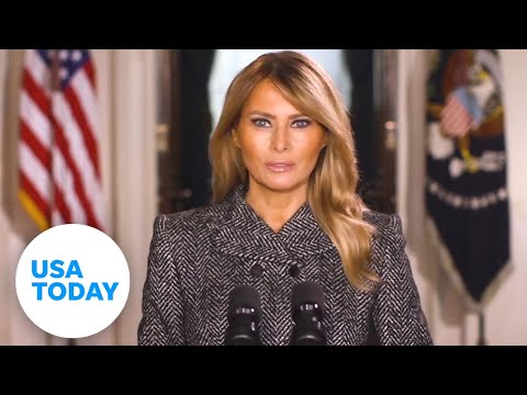 Melania Trump gives farewell message days before Biden's inauguration USA TODAY