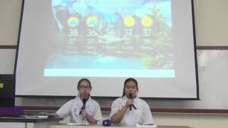 The weather forecast