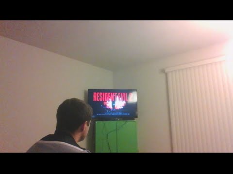 ASMR Hard Candy Chat #1 + RE2 Leon Playthrough #1 (Soft whispering, controller sounds, mouth sounds)