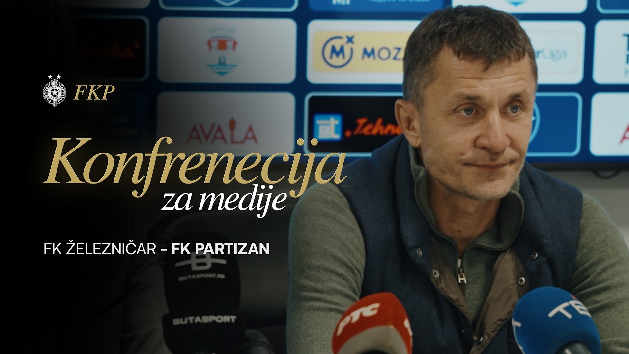Konferencija za medije | nakon meča Železničar – Partizan
