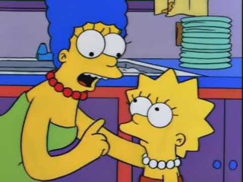 The Simpsons 6x02 Lisas Rival - favorite child scene