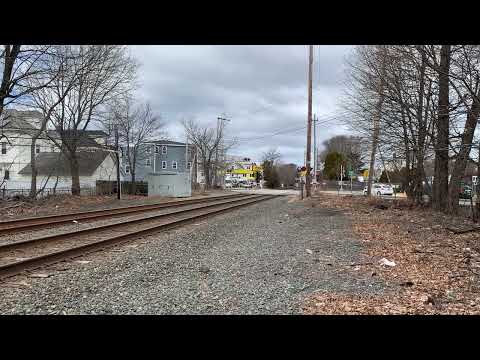 MBTA Train 156 through Cabot Street