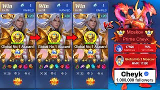 Download lagu Global Alucard Last Match Before Mythic Solo Rank No Edit - I Met Streamer Pro Player Cheyk! 💀🔥 mp3