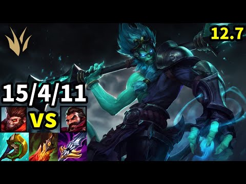 Wukong Jungle vs Graves - KR Master | Patch 12.7