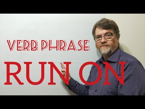 English Tutor Verb Phrase (191) Run On - Four Meanings