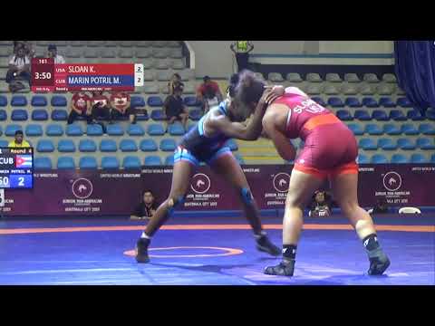 Round 4 WW - 76 kg: K. SLOAN (USA) v. M. MARIN POTRIL (CUB)