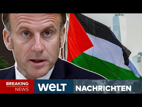 NAHOST-KONFLIKT: Donnerschlag aus Paris! Frankreich will Palästina als Staat anerkennen I WELT LIVE