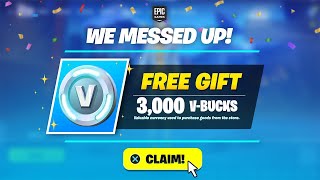 Fortnite JUST MESSED Up.. (FREE V-BUCKS)
