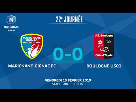 J22 : Marignane Gignac FC - Boulogne USCO (0-0), le résumé I National FFF 2018-2019