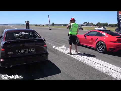Opel Kadett GSI WKT Turbo 750HP vs Porsche 991 Turbo S 🚘🔥🚘