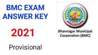 Bhavnagar Municipal Corporation (BMC) Swimming Instructor (BMC/201920/6) Provisional Answer key