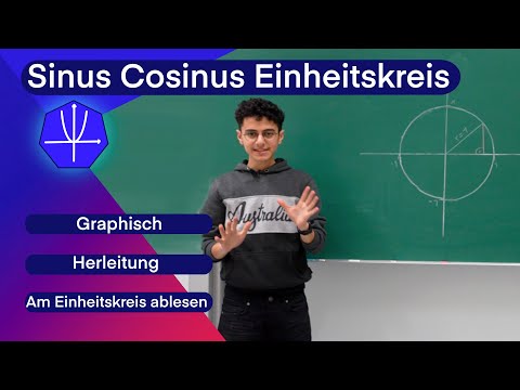 Sinus und Cosinus am Einheitskreis| Einfach erklärt