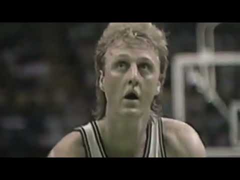 Larry Bird with a Triple Double in Game 6 of the 1986 Finals