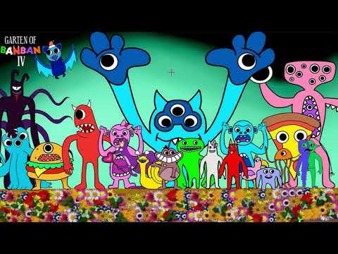 Garten of Banban 4 Coloring Pages Third Trailer   ALL BOSSES + ENDING#62