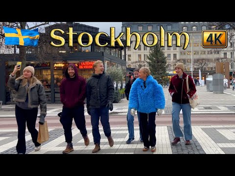 4K Walking Tour of Stockholm: A Winter Day in Sweden