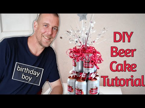 DIY BEER CAN CAKE | Crafty Ellie