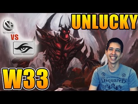 W33 Dota 2 [Shadow Fiend] Secret vs VG - What A SHOW, SO UNLUCKY
