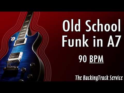Old School Funk Backing Track in A7/Am, 90 BPM