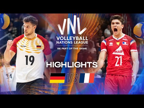 Germany 🇩🇪 vs. France 🇫🇷 - Highlights | Week 1 | Men's VNL 2025