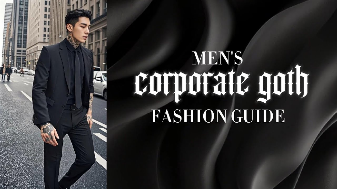 Men's Corporate Goth Fashion Guide