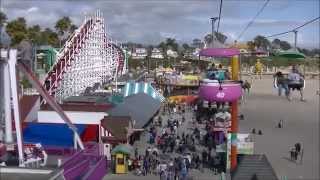 preview picture of video 'Sky Glider On Ride POV Santa Cruz Beach Boardwalk Sky Ride'