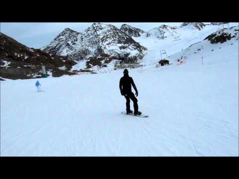 Snowboard-Anfänger Pitztaler Gletscher 26.11.2011