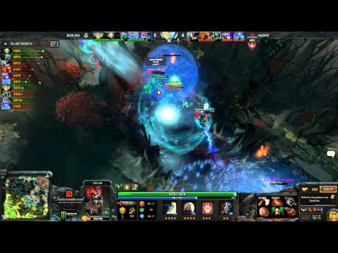 TI 4 EU Qual Playoffs WB Final Mouz vs Rox.Kis Game 2 Rosh Fight
