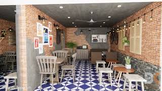 Thi Công Quán Cafe Phong Cách Cổ Điển 