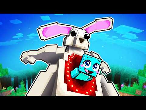ADOPTADO por el CONEJO MONSTRUO en Minecraft...