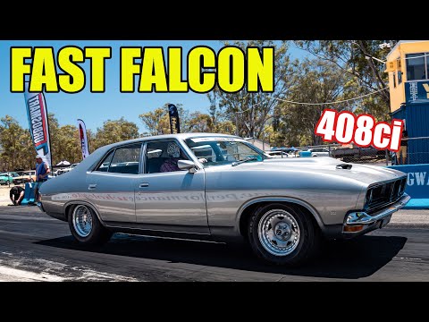 Filip Petrovic 408ci XB Falcon Sedan  - Drag Challenge Weekend