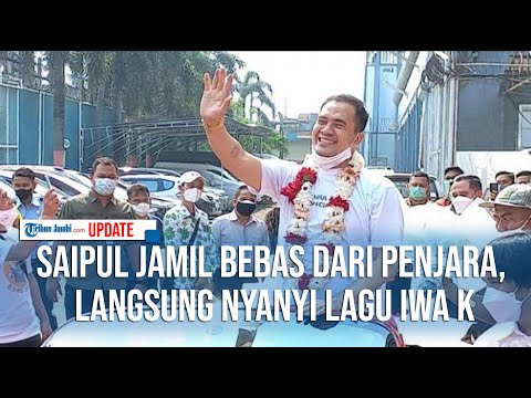 SAIPUL JAMIL BEBAS DARI PENJARA, LANGSUNG NYANYI LAGU IWA K