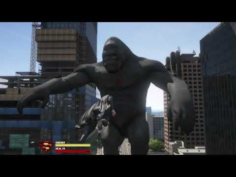 GTA 5 BlackSuperman Vs King kong