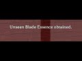 rolling unseen blade essence from the scam npc | Type Soul