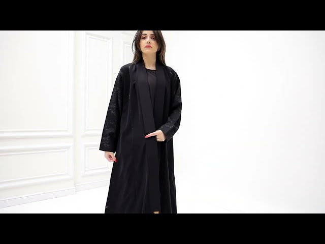 عباية لف مع قماش مشجر 1194601