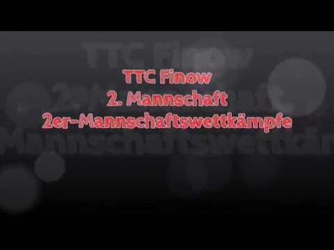 TTC Finow 2. Mannschaft - Trainingsspiele