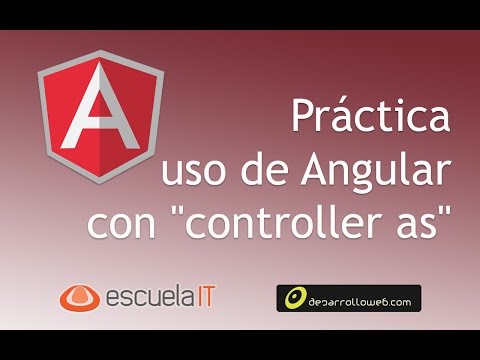 Práctica uso de Angular con controller as